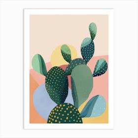 Acanthocalycium Cactus Minimalist 2 Art Print