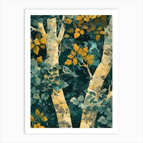 Birch Trees Art Print