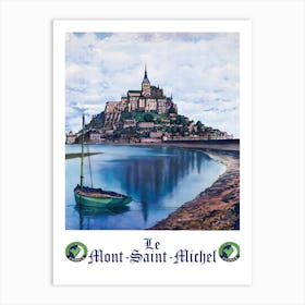 Mount Saint Michel, France Art Print