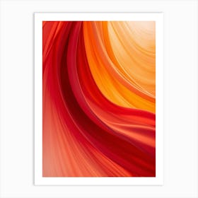 Abstract Symphony Of Flowing Curves Dynamic And Graceful Embodying Elegance And Modernity In A Flu Art Print