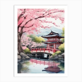 Japanese Pagoda Art Print