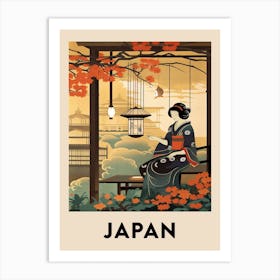 Vintage Travel Poster Japan 8 Art Print