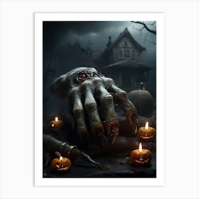 Zombie Hand 1 Art Print