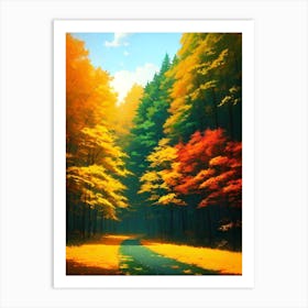 Autumn Forest 75 Art Print