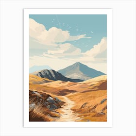 West Highland Way Ireland 3 Hiking Trail Landscape Art Print