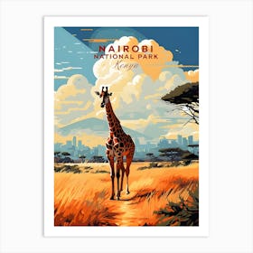 Nairobi National Park Art Print