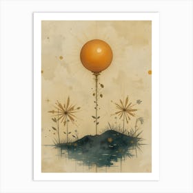 Balloons In The Sky Art Print