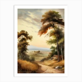 Landscape Painting 14 Art Print