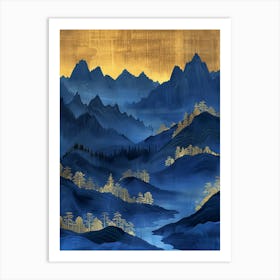 Chinese Mountains 24 Art Print