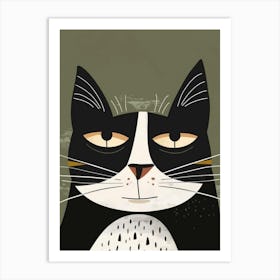 Cat Portrait 10 Art Print