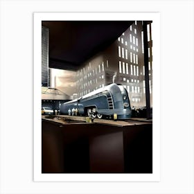 Train Station Art Print