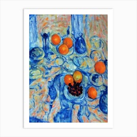 Orange Classic Fruit Art Print