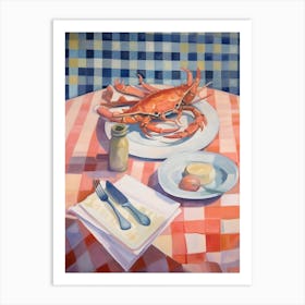 Snow Crab 2 Still Life Painting Art Print