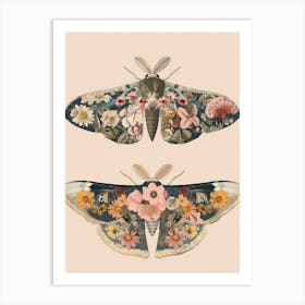 Radiant Butterflies William Morris Style 8 Art Print