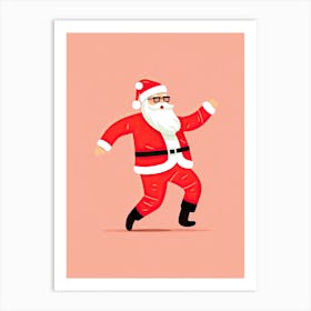 Santa Claus, Christmas print Art Print