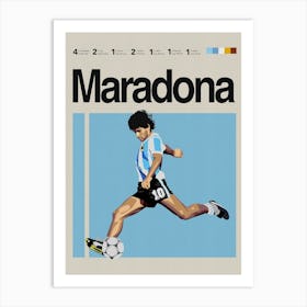 Diego Maradona Art Print