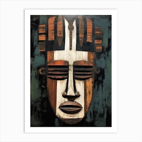 Enchanted Visages; Tribal Mask Masterpieces Art Print