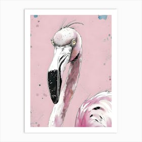 Pink Flamingo 3 Art Print