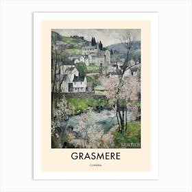 Grasmere (Cumbria) Painting 2 Travel Poster Art Print