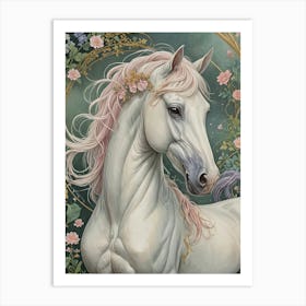 White Beauty Art Print