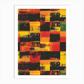 Rasta Pattern Art Print