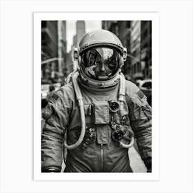 Astronaut In The City Art Print