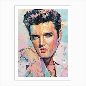 Elvis Presley, Rock und Popkultur Pastel acryl Malerei Art Print