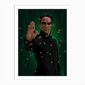 Matrix Neo Art Print