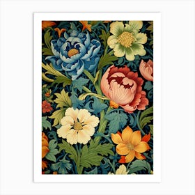 Floral Wallpaper 97 Art Print