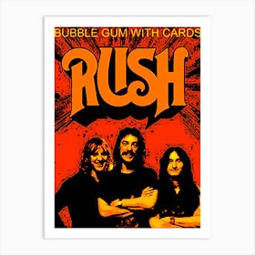 Rush band music 3 Art Print