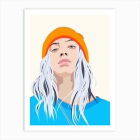 Billie Eilish Art Print