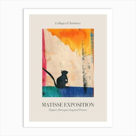 Chipmunk 1 Matisse Inspired Exposition Animals Poster Art Print