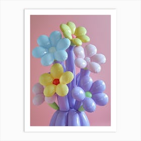 Dreamy Inflatable Flowers Lilac 1 Art Print