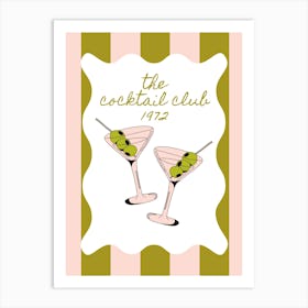 The Cocktail Club Art Print