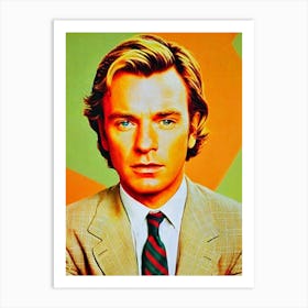 Ewan Mcgregor Colourful Pop Movies Art Movies Art Print