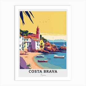 Costa Brava Travel Art Print