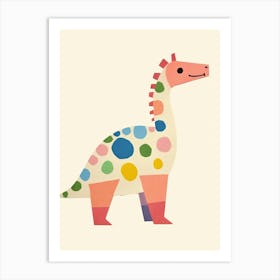Nursery Dinosaur Art Scelidosaurus 5 Art Print