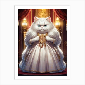 Queen Of Cats Art Print