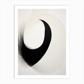 Black And White Swirl Art Print