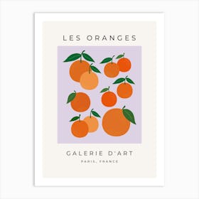 Les Oranges | 02 - Purple Art Print