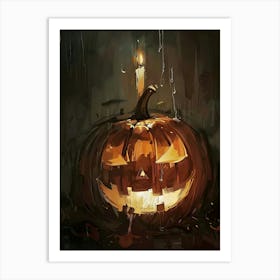 Halloween Pumpkin 31 Art Print