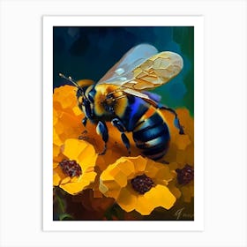 Apis Bee 1 Painting Art Print