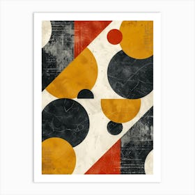 Abstract Circles 80 Art Print