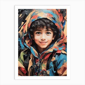 Amazigh Boy In A Coat Art Print Wall Art Art Print