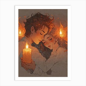 Love And Fire Art Print