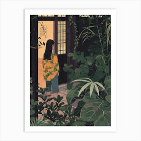 In The Garden Kenrokuen Japan 3 Art Print