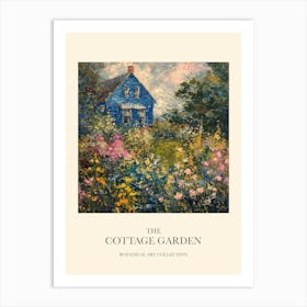 Nature Cottage Garden Poster 3 Art Print