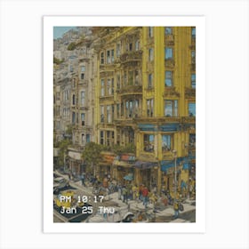 San Francisco Cityscape Art Print