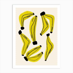 Bananas Cream Art Print