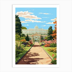 Royal Botanic Garden Edinburgh United Kingdom Illustration 4  Art Print